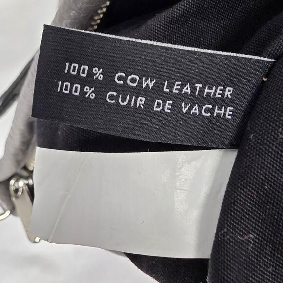 MARC JACOBS GRAY MINI CROSSBODY BAG WORKWEAR PEBBLED LEATHER MODEL: M0009470 - Picture 8 of 16